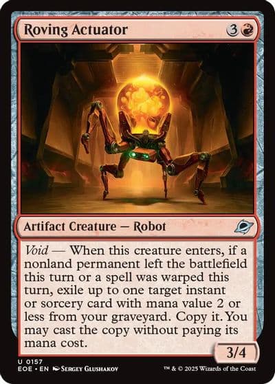 Roving Actuator Edge of Eternities Magic card