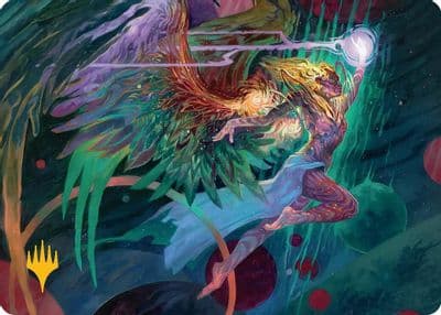 Exalted Sunborn Art Card Gold Stamped Signature Art Series: Edge of Eternities Magic card