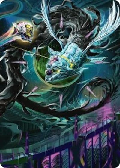 Quantum Riddler Art Card Art Series: Edge of Eternities Magic card