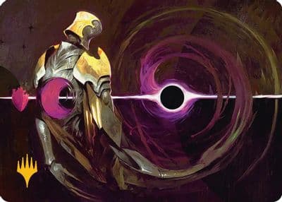 Gravkill Art Card Gold Stamped Planeswalker Symbol Art Series: Edge of Eternities Magic card