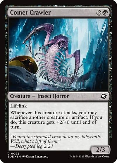 Comet Crawler Edge of Eternities Magic card