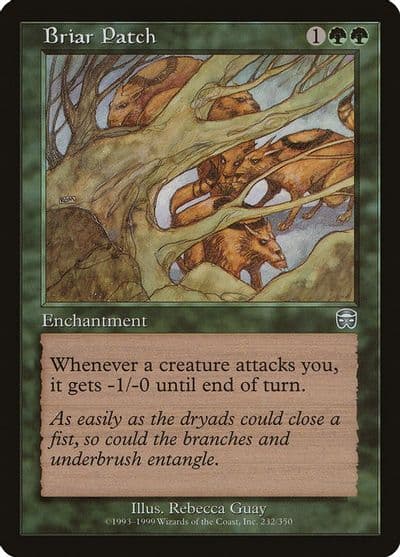 Briar Patch Mercadian Masques Magic card