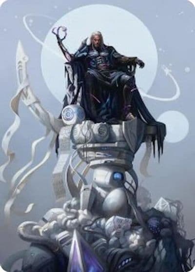Tezzeret Cruel Captain Art Card 35 54 Art Series: Edge of Eternities Magic card