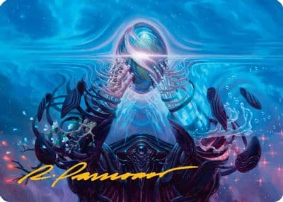 The Endstone Art Card Gold Stamped Signature Art Series: Edge of Eternities Magic card