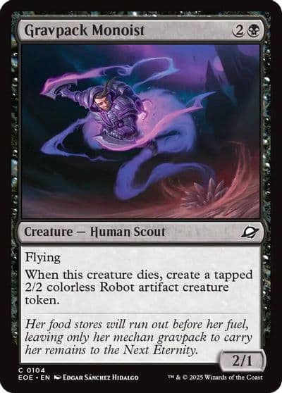 Gravpack Monoist Edge of Eternities Magic card