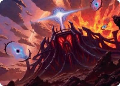 Secluded Starforge Art Card Art Series: Edge of Eternities Magic card
