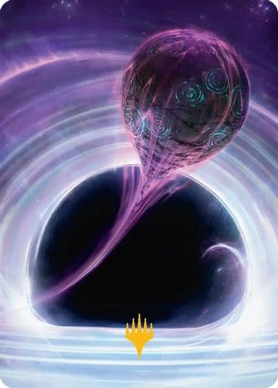 Susur Secundi Void Altar Art Card Gold Stamped Planeswalker Symbol Art Series: Edge of Eternities Magic card