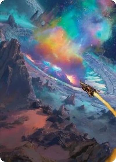 Meteor Crater Art Card Art Series: Edge of Eternities Magic card
