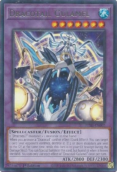 Dracotail Gulamel Justice Hunters Yu-Gi-Oh! card