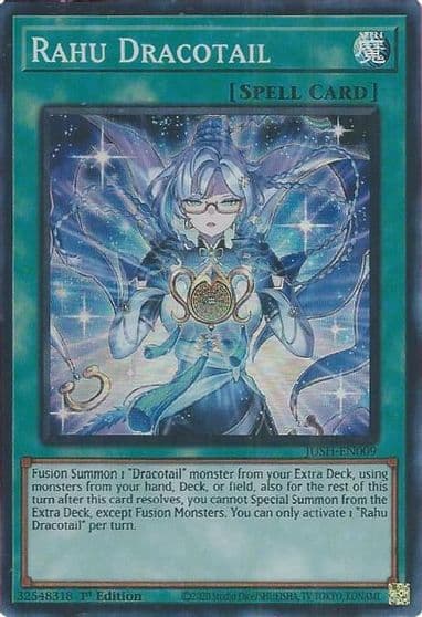 Rahu Dracotail Justice Hunters Yu-Gi-Oh! card