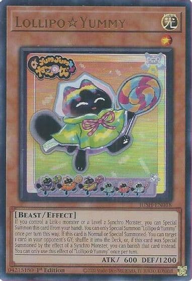 LollipoYummy Justice Hunters Yu-Gi-Oh! card