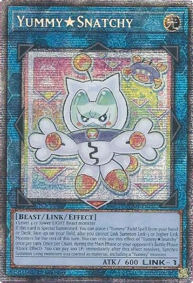 YummySnatchy Starlight Rare Justice Hunters Yu-Gi-Oh! card