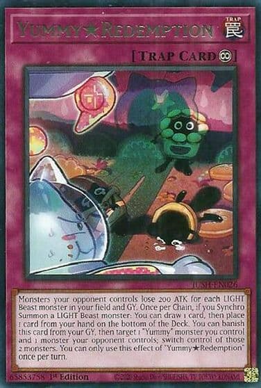 YummyRedemption Justice Hunters Yu-Gi-Oh! card