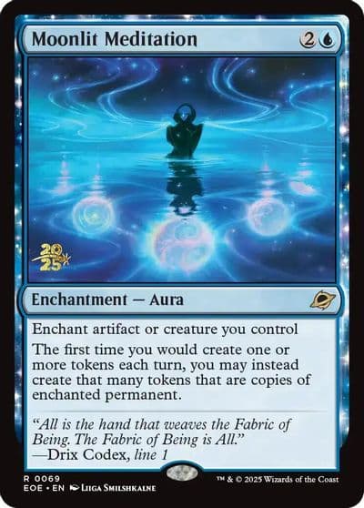 Moonlit Meditation Prerelease Cards Magic card