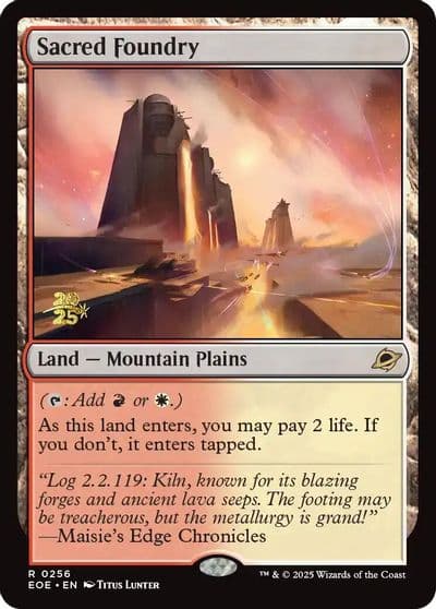 Sacred Foundry Prerelease Cards Magic card