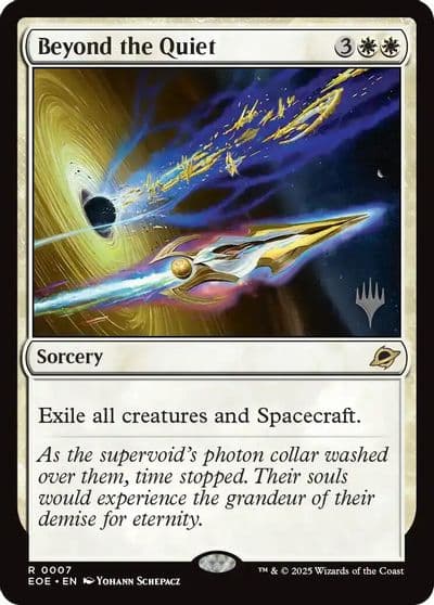 Beyond the Quiet Promo Pack: Edge of Eternities Magic card