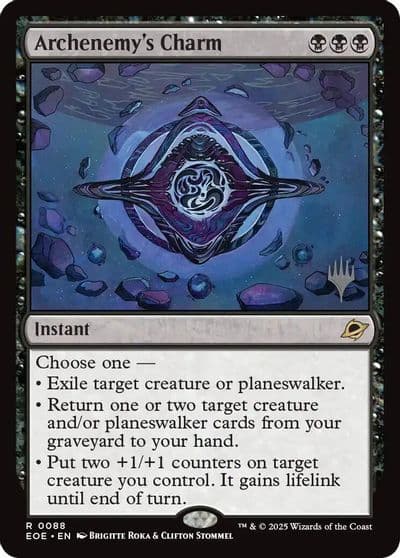 Archenemys Charm Promo Pack: Edge of Eternities Magic card