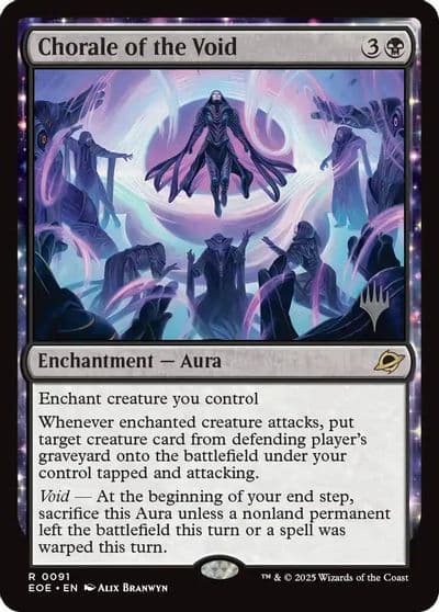 Chorale of the Void Promo Pack: Edge of Eternities Magic card