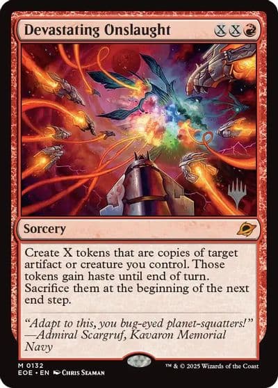Devastating Onslaught Promo Pack: Edge of Eternities Magic card
