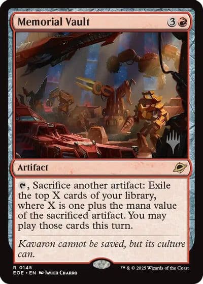 Memorial Vault Promo Pack: Edge of Eternities Magic card
