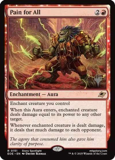 Pain for All Promo Pack: Edge of Eternities Magic card