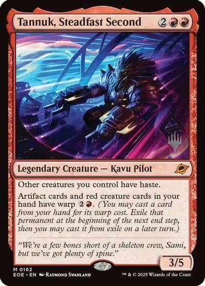 Tannuk Steadfast Second Promo Pack: Edge of Eternities Magic card
