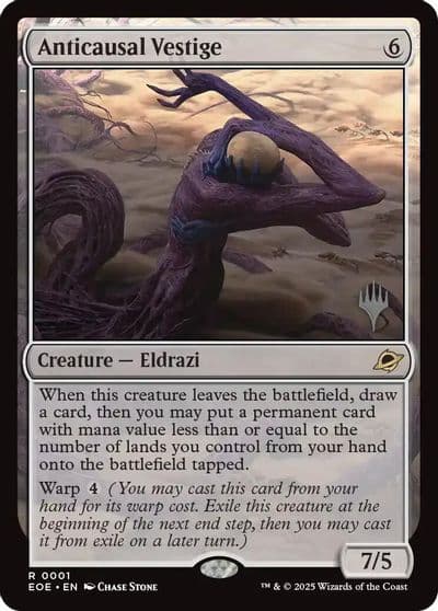 Anticausal Vestige Promo Pack: Edge of Eternities Magic card