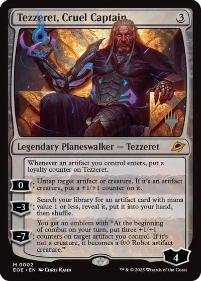Tezzeret Cruel Captain Promo Pack: Edge of Eternities Magic card