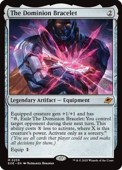 The Dominion Bracelet Promo Pack: Edge of Eternities Magic card