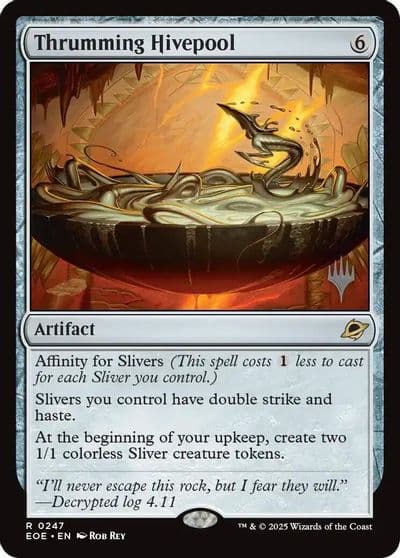 Thrumming Hivepool Promo Pack: Edge of Eternities Magic card