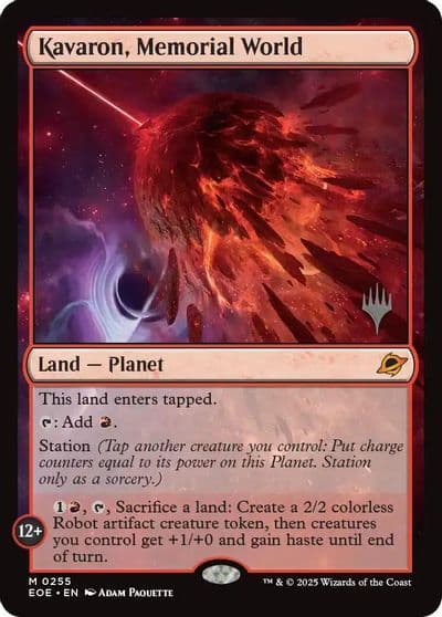 Kavaron Memorial World Promo Pack: Edge of Eternities Magic card