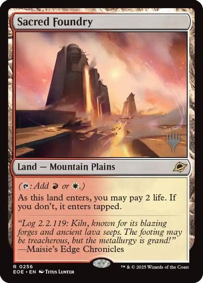 Sacred Foundry Promo Pack: Edge of Eternities Magic card