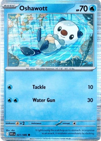 Oshawott (Unova Poster Collection) Miscellaneous Cards & Products Pokemon card