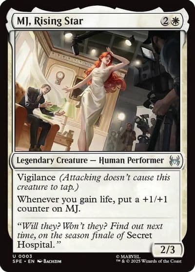 MJ Rising Star Marvel's Spider-Man: Eternal-Legal Magic card