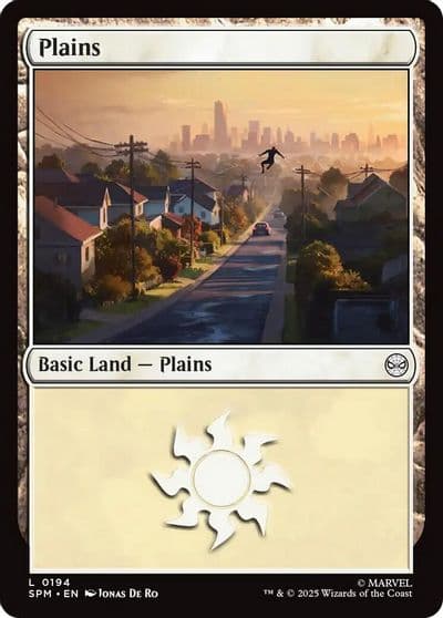 Plains 0194 Marvel's Spider-Man Magic card