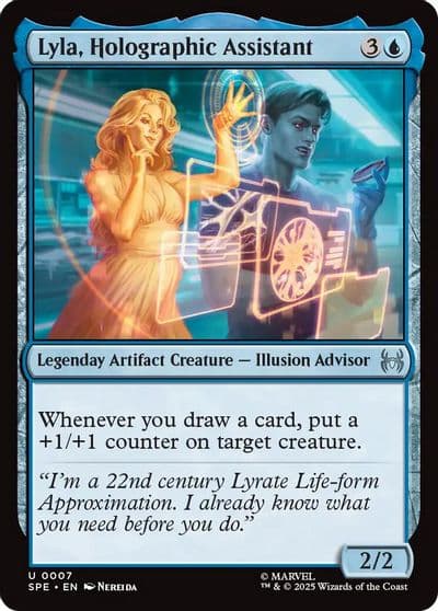 Lyla Holographic Assistant Marvel's Spider-Man: Eternal-Legal Magic card