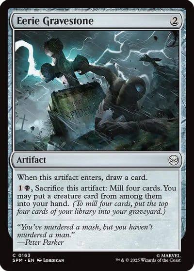 Eerie Gravestone Marvel's Spider-Man Magic card