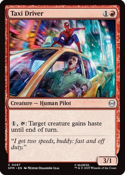 Taxi Driver Marvel's Spider-Man Magic card