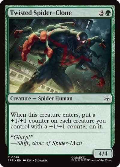 Twisted Spider Clone Marvel's Spider-Man: Eternal-Legal Magic card