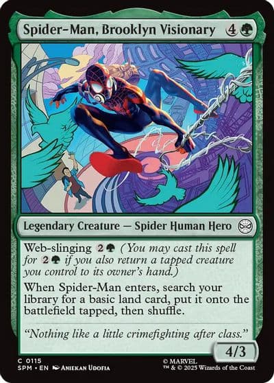 Spider Man Brooklyn Visionary Marvel's Spider-Man Magic card