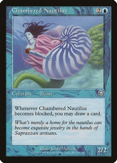 Chambered Nautilus Mercadian Masques Magic card