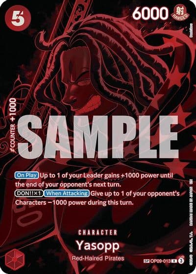 Yasopp SP Legacy of the Master One Piece card