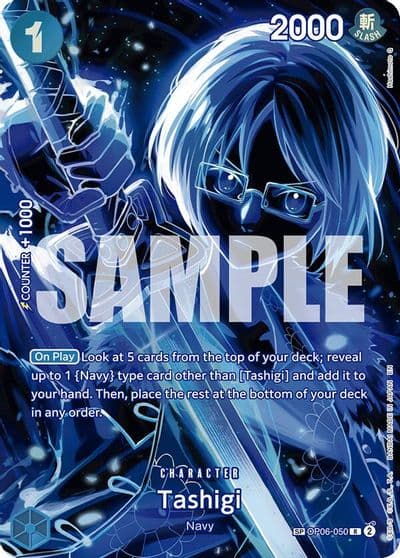 Tashigi SP Legacy of the Master One Piece card