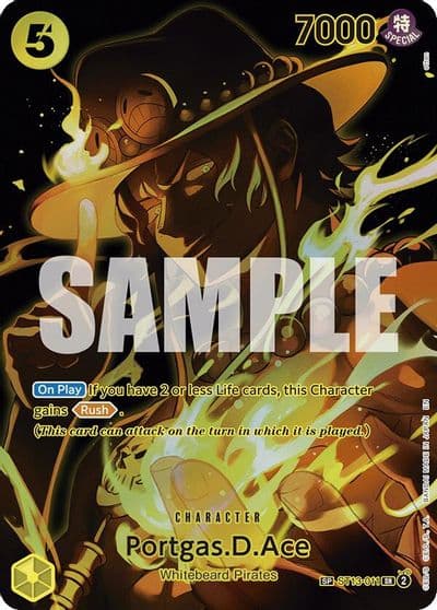 PortgasDAce SP Legacy of the Master One Piece card