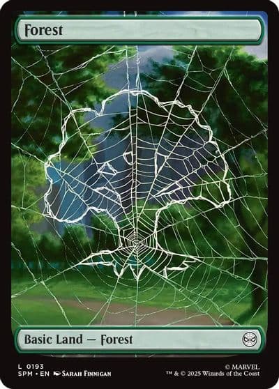 Forest 0193 Marvel's Spider-Man Magic card