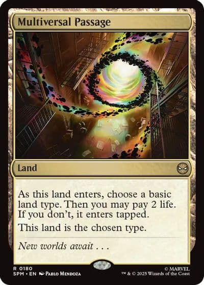 Multiversal Passage Marvel's Spider-Man Magic card