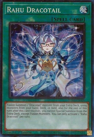 Rahu Dracotail CR Justice Hunters Yu-Gi-Oh! card