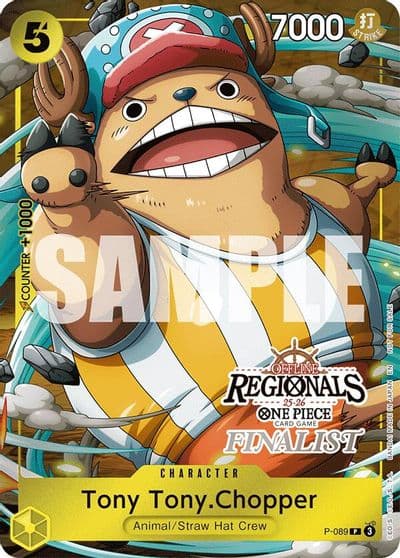 Tony TonyChopper Offline Regional Finalist Card Set 2025 Vol2 One Piece Promotion Cards One Piece card