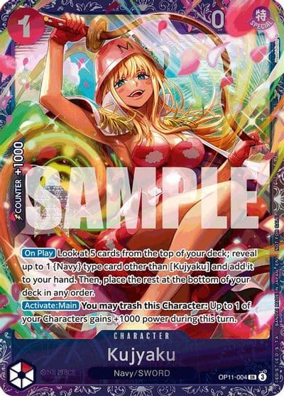 Kujyaku Treasure Cup August 2025 One Piece Promotion Cards One Piece card