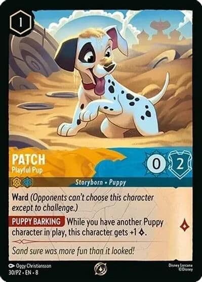 Patch Playful Pup Disney Lorcana Promo Cards Lorcana card